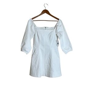 NWT! Astr the label white denim dress. Size‎ small